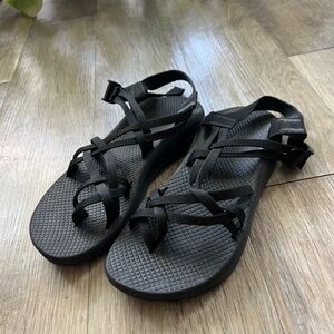 Chaco Women's Black Strappy Sandals